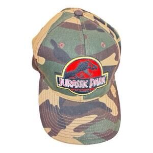 Steven Spielberg Jurassic Park camouflage retro baseball cap hat
